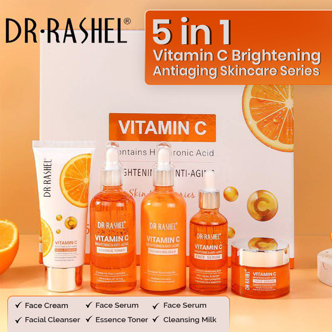 5 in 1 Vitamin c Brightening & antiaging skincare series