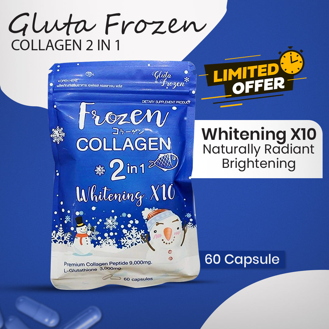 Gluta Frozen Collagen 2 In 1 whitening X10 Naturally Radiant Brightening