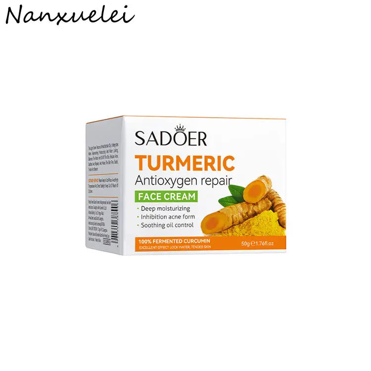 SADOER 4-in-1 Turmeric Antioxidant Hydrating Facial Treatment Set