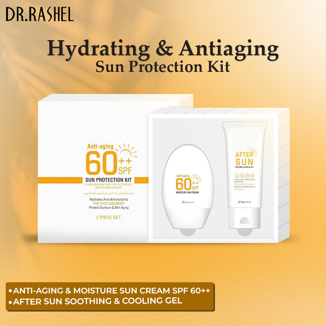 Hydrating & antiaging sun protection kit
