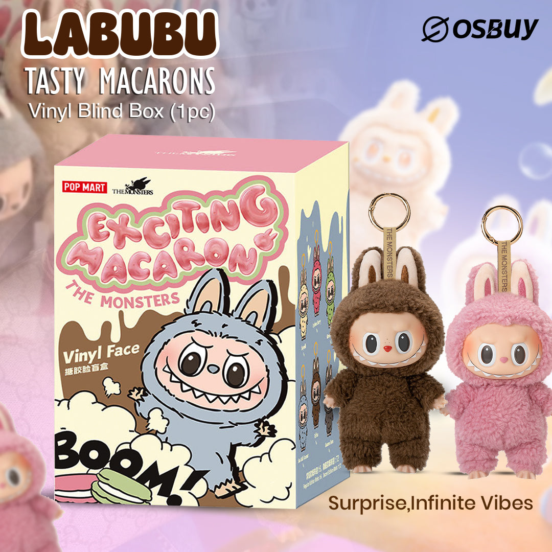 THE MONSTERS – Labubu Macaron Vinyl Face Blind Box (Big Into Energy Ver. 3)
