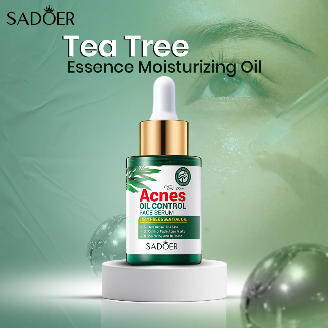 Sadoer Tea Tree Oil Control Anti-Acne Serum Essence 30ml