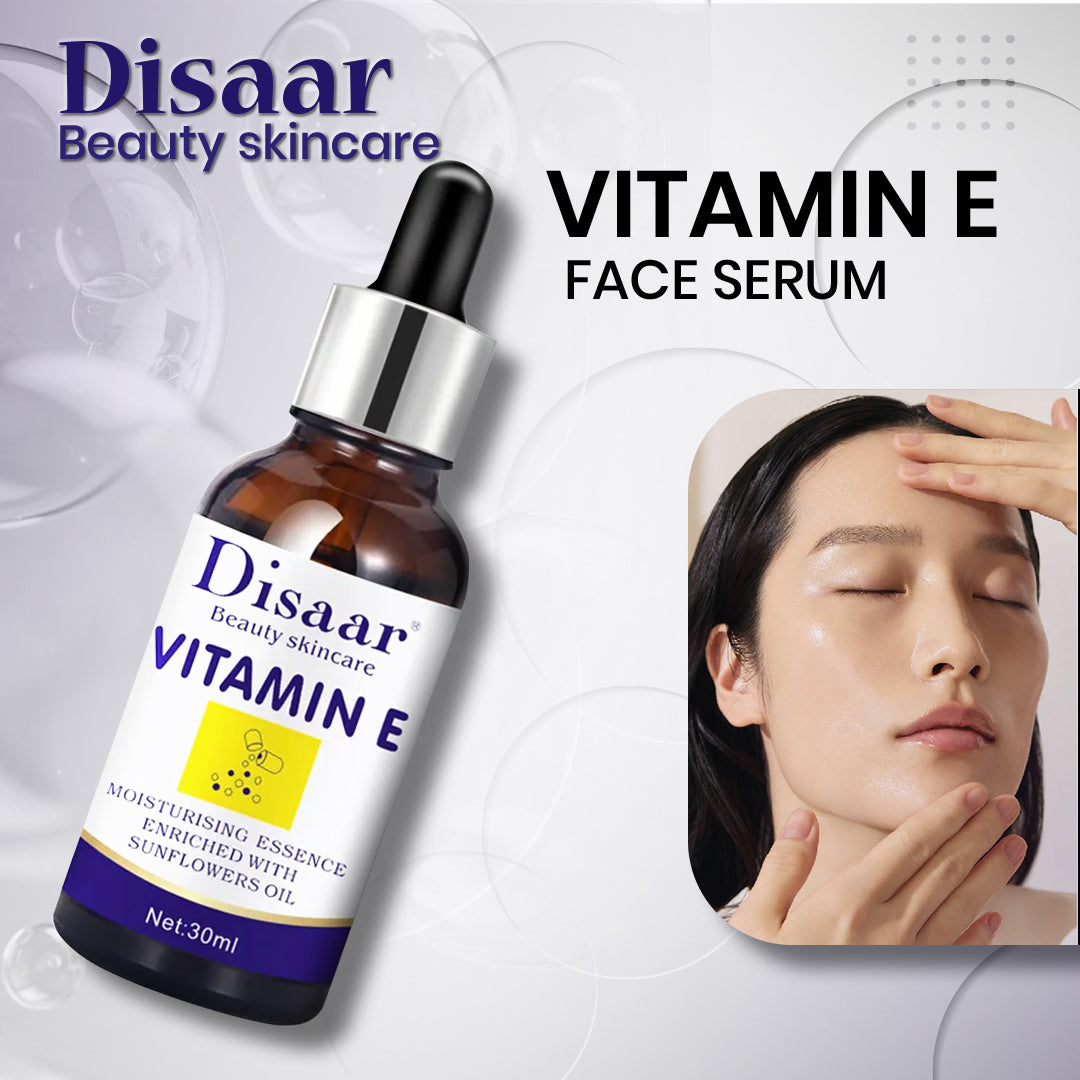 Disaar Vitamin E Face Serum With Sunflower Oil Smooth Wrinkle Dark Spots Repair Skin Facial Sensitive Care Serum for Face