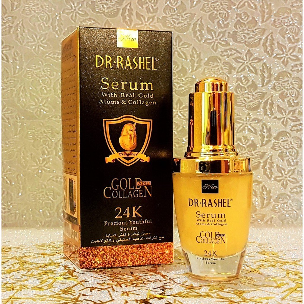 Dr. Rashel Gold and Collagen 24K Precious Youthful Serum with Real Gold Atoms & Collagen