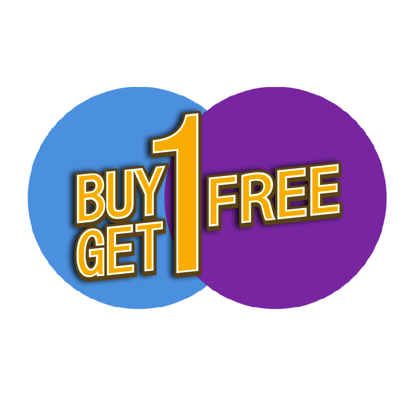 Buy 1 Get 1 Free