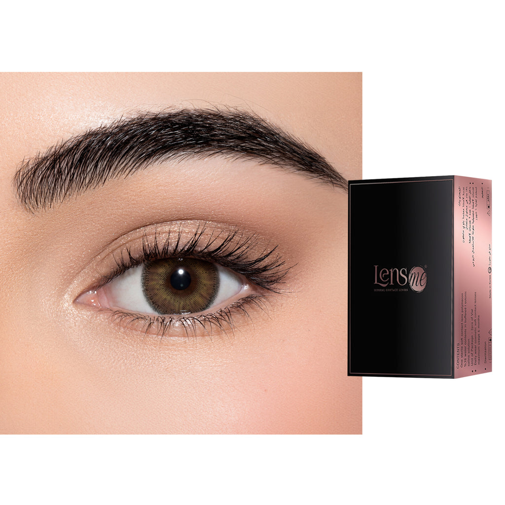 Lensme Monthly Color Contact Lenses - Honey