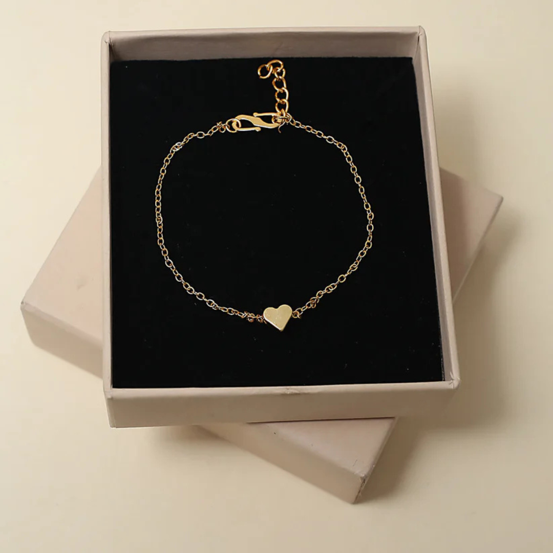 Palmer Gold-Tone Love Bracelet with Pearl Accent (Korean Design)-OSL-24