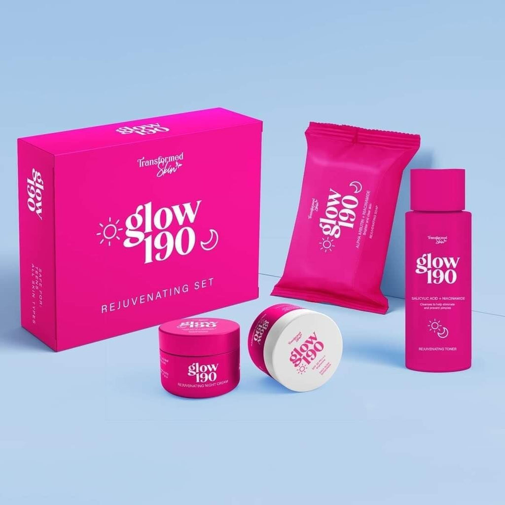 Honest Glow 190 Rejuvenating Set for Face - Unisex Skincare Set
