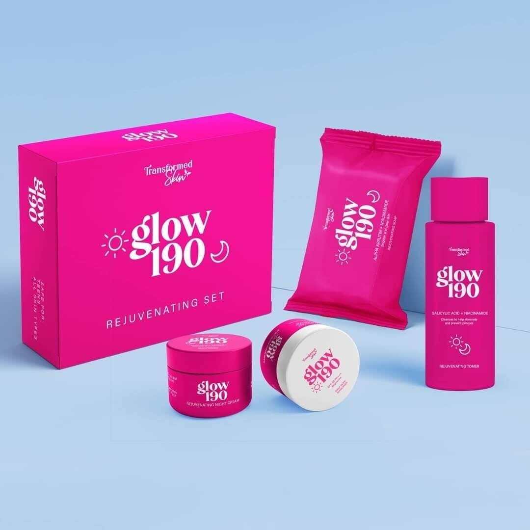 Honest Glow 190 Rejuvenating Set for Face - Unisex Skincare Set