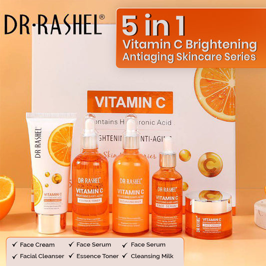 5 in 1 Vitamin c Brightening & antiaging skincare series