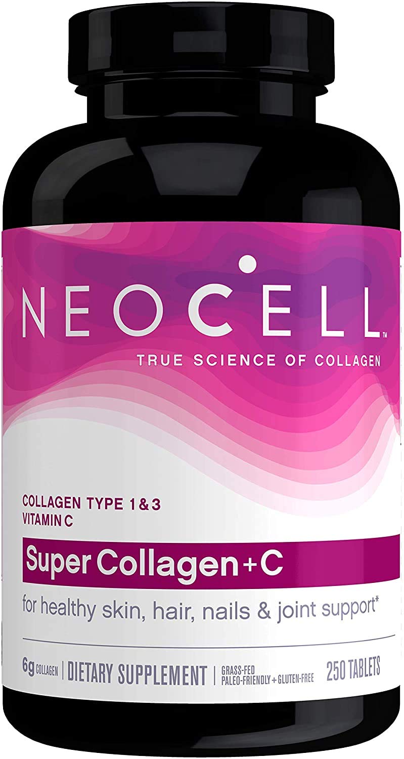 NeoCell Super Collagen Plus C Type 1 and 3-6000 mg - 250 Tablets by NeoCell Laboratories