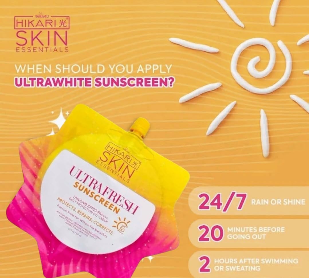 HikariSkin Essentials Ultra Fresh Sunscreen SPF 50-50ml