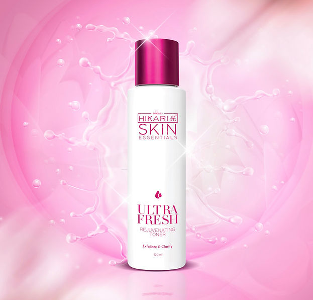 Hikari Ultra Fresh 120ML Big Toner for rejuvenating, whitening, brightening, all skin type, skincare