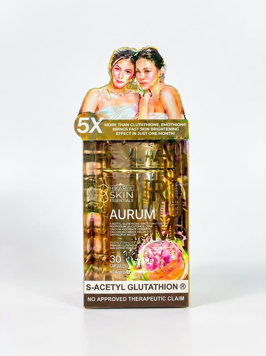Hikari Aurum Skin Essential S-Acetyl Glutathione 30 Capsule