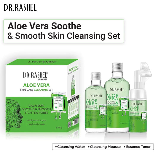 Aloe vera soothe & smooth skin cleansing set