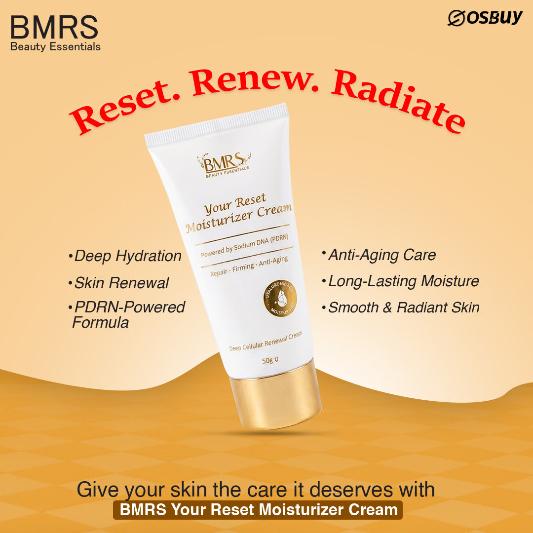 BMRS Skin Reset Moisturizer Cream | Deep Cellular Renewal & Hydration