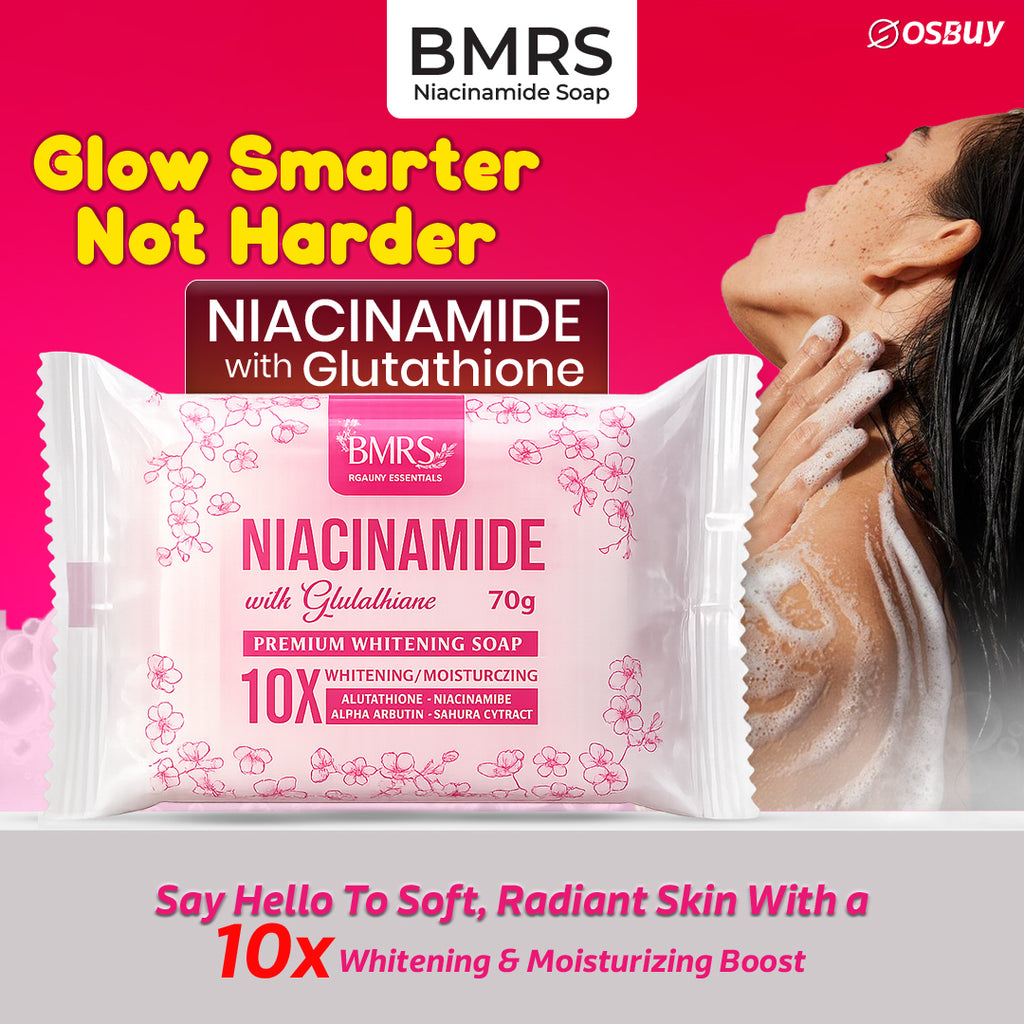 BMRS Niacinamide Soap 10x Brightening With Glutathione - 70g