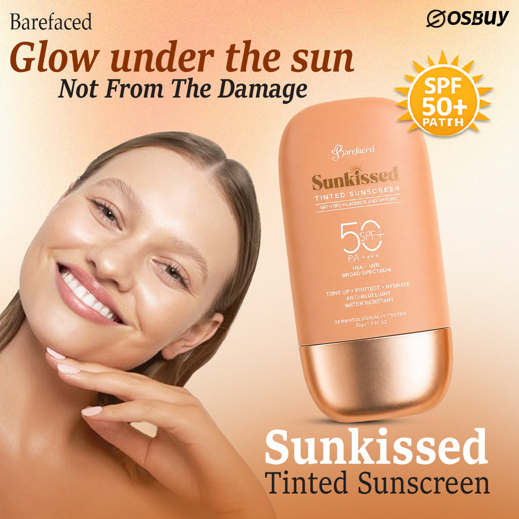 Barefaced Sunkissed Tinted LIGHT Sunscreen SPF 50 PA++++ - 50g