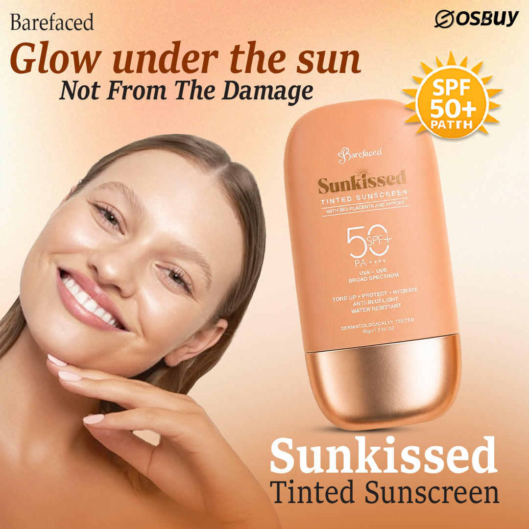 Barefaced Sunkissed Tinted LIGHT Sunscreen SPF 50 PA++++ - 50g