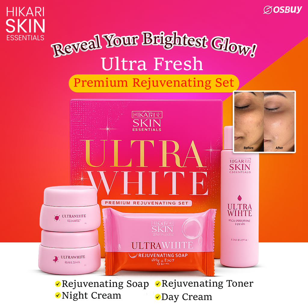 HIKARI SKIN ESSENTIALS ULTRA FRESH PREMIUM REJUVENATING SET