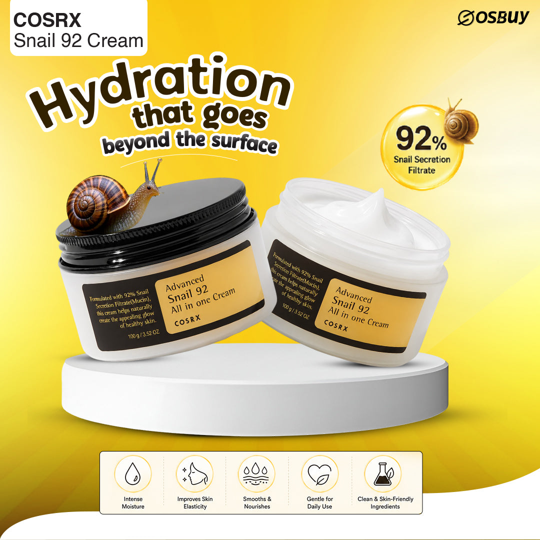 CosRx, Advanced Snail 92, All in One Cream, 3.52 oz (100 g)