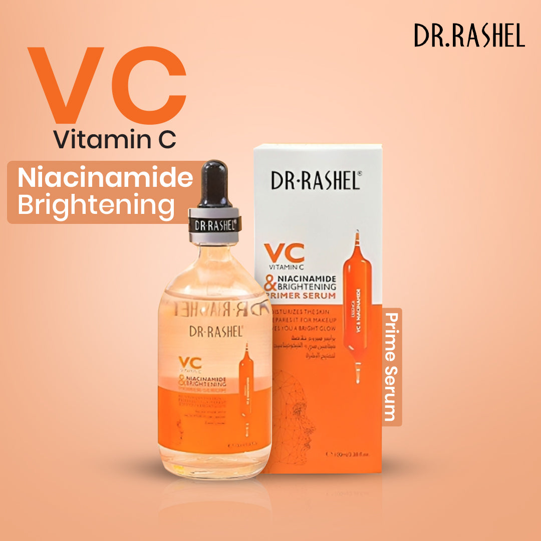 DR.RASHEL Vitamin C Niacinamide Brightening Prime Serum (100 ml).