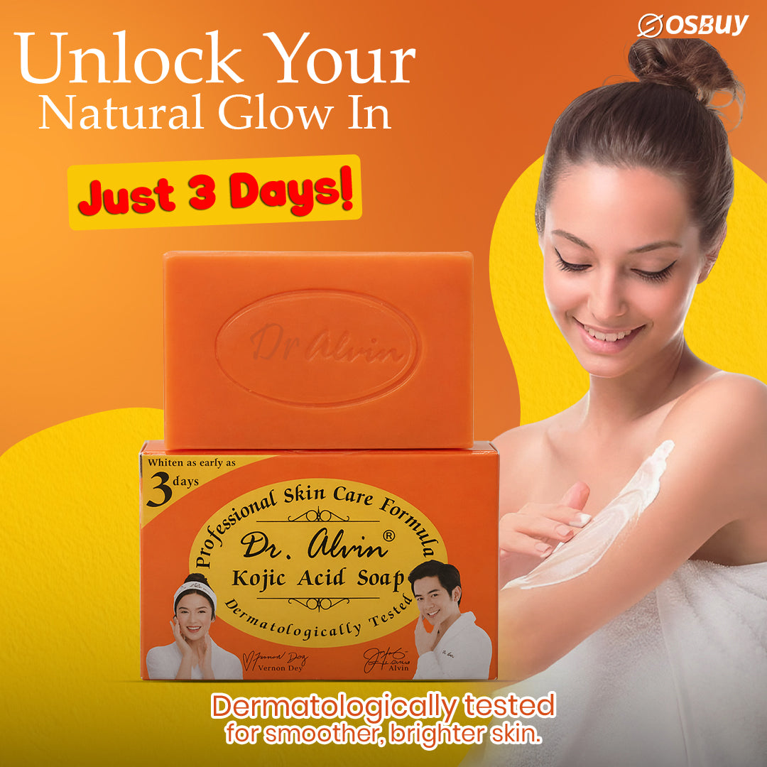 Dr. Alvin Professional Skin Care Formula Kojic Acid Soap, 135g