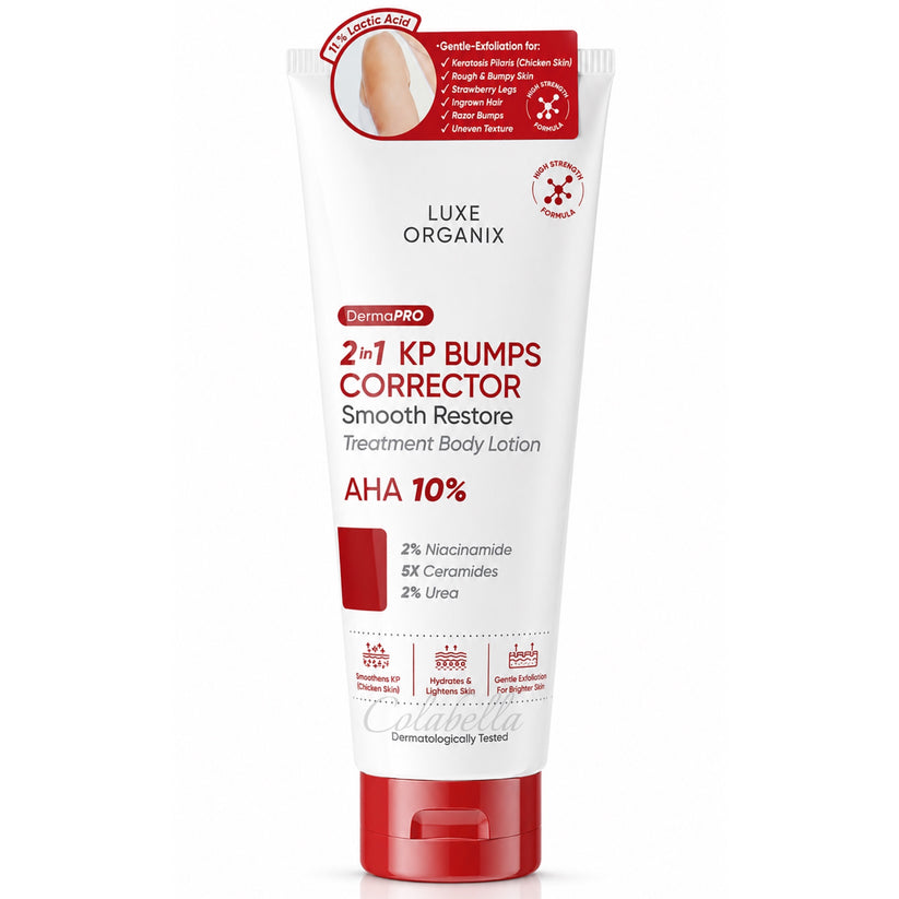 Luxe Organix DermaPRO 2in1 KP Bumps Corrector Smooth Restore Treatment Lotion 200ml