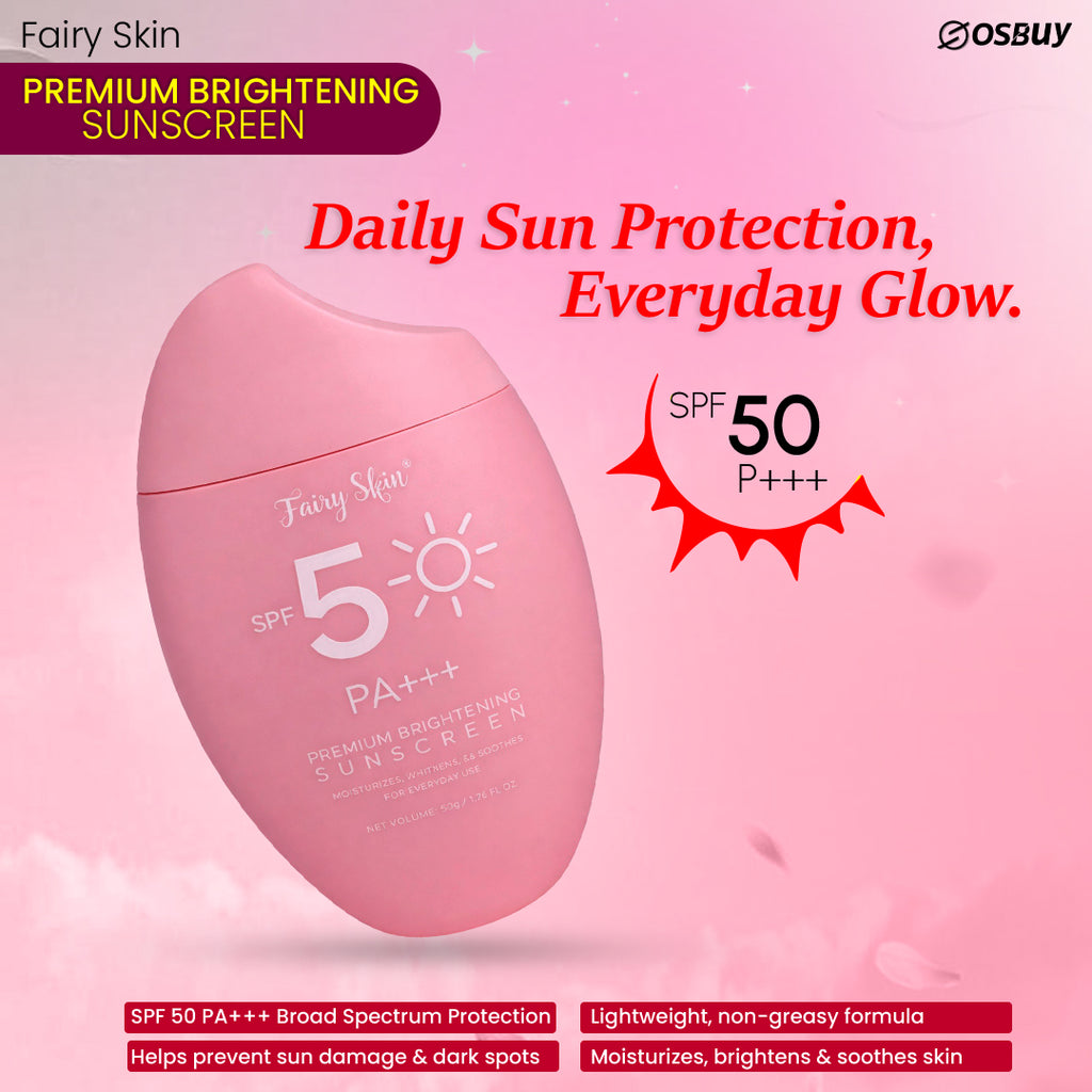 Fairy Skin Premium Brightening Sunscreen SPF50 50g