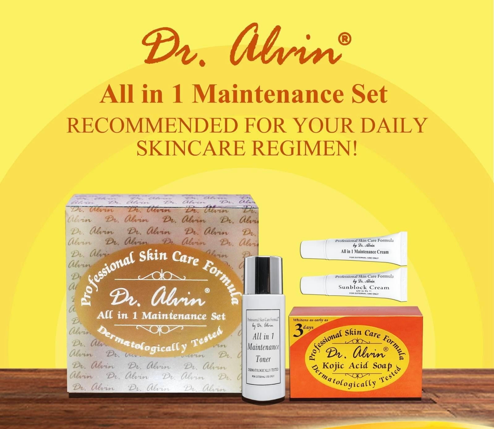 Dr. Alvin All in Maintenance Set