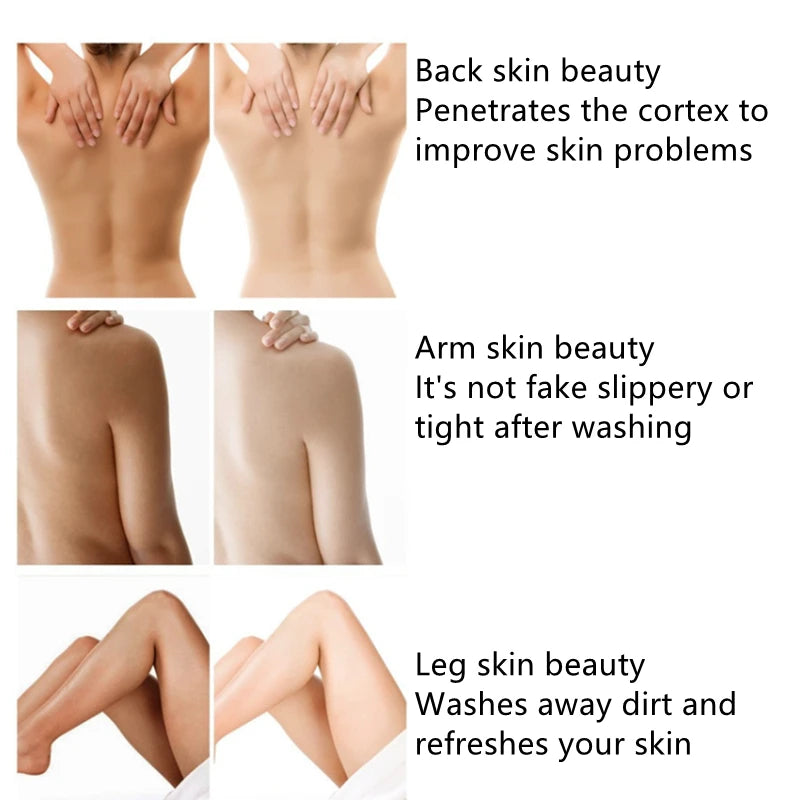 LIFUSHA Organic 6 Beauty Products Cosmetics Skin Care Smooth Shiny Body SkinCare Whitening Shower Gel Volcanic Mud Body Wash