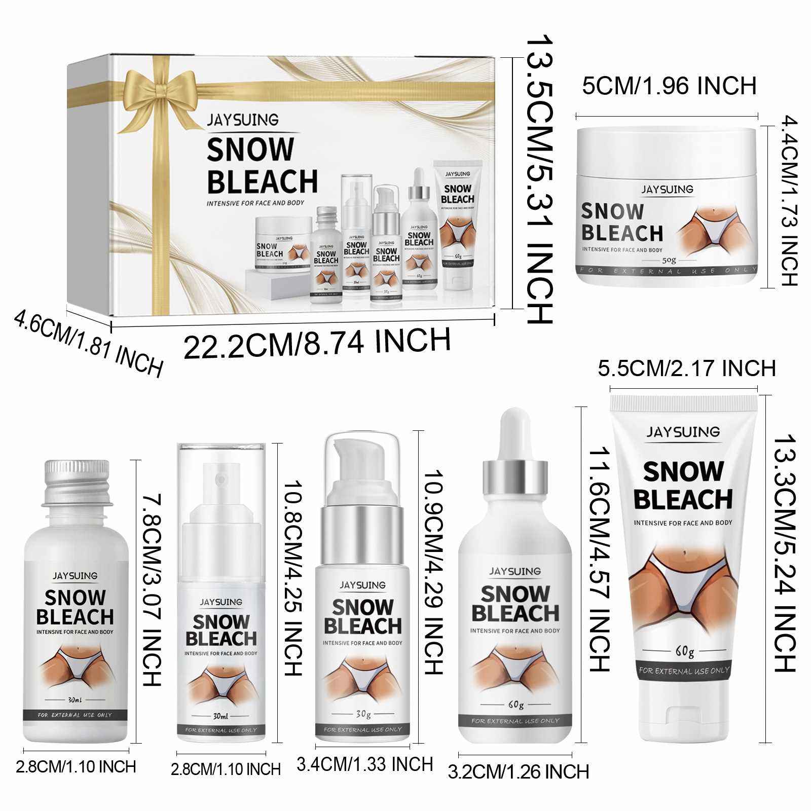 Jaysuing Snow Bleach Gift Set – 6 in 1