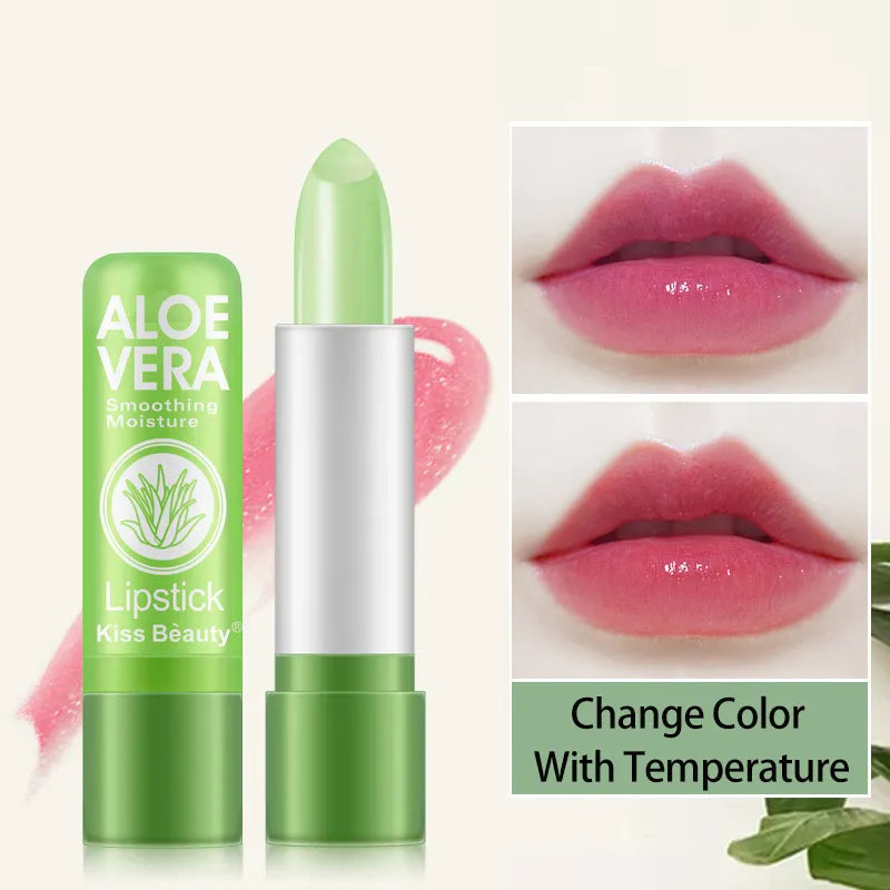 Aloevera 99% soothing gel color changing lipstick