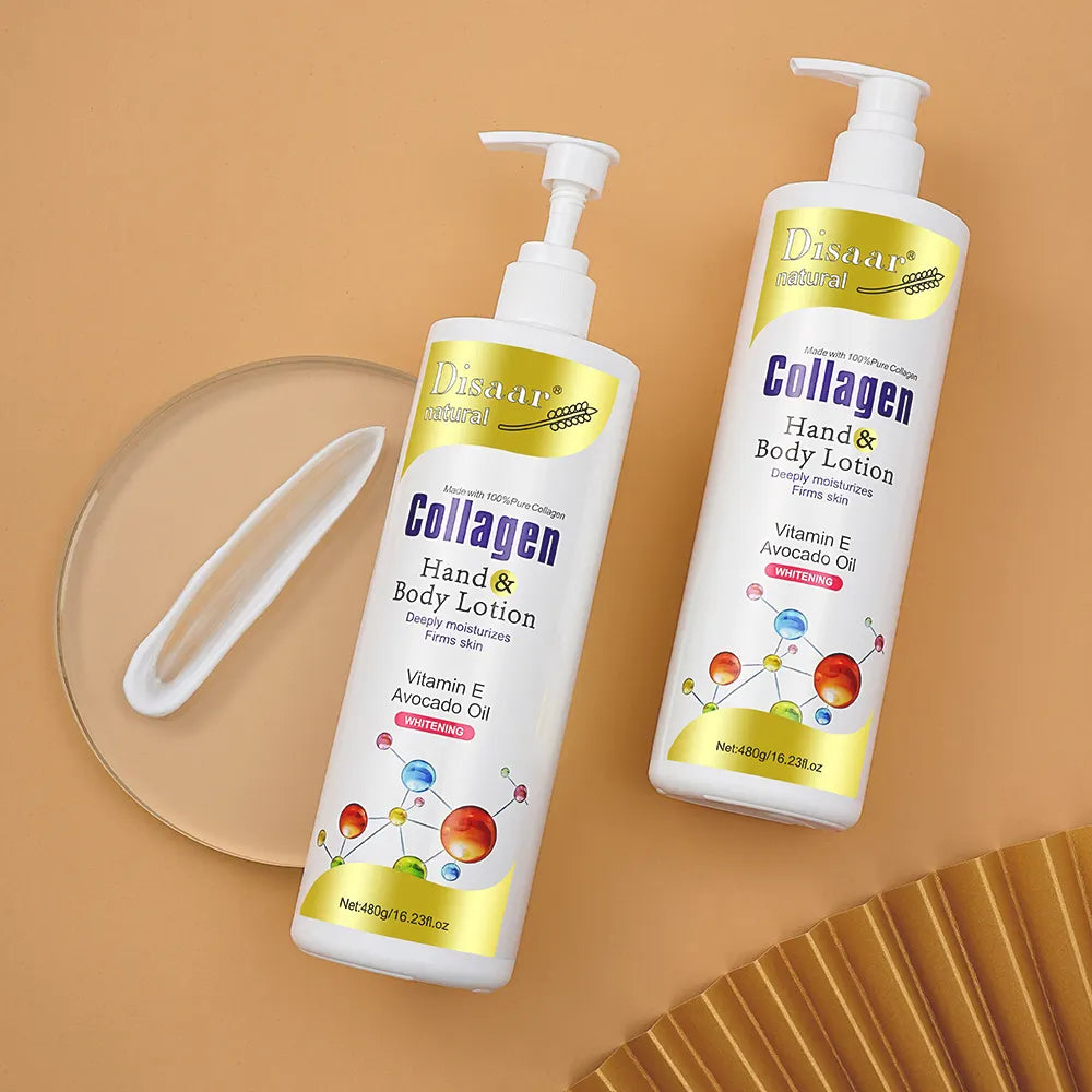 Collagen Hand Body Lotion Vitamin E Avocado Oil Deeply Moisturizes Firms Smooth Skin