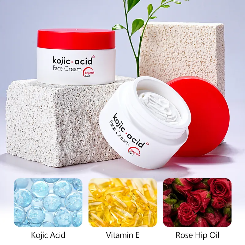 Guanjing Kojic-acid Face Cream 50gm | Brighten Skin Deep Nourishment & Anti-Wrinkle
