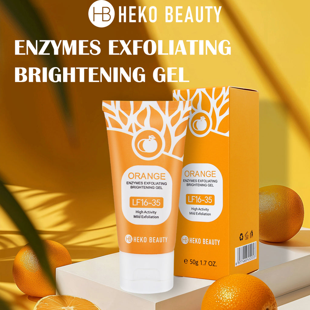 buy 02 Vitamin C Orange Exfoliating Peeling Gel, Facial Scrub, Moisturizing Nourishing Deep Cleansing Pore Face Cream Beauty Skin Care