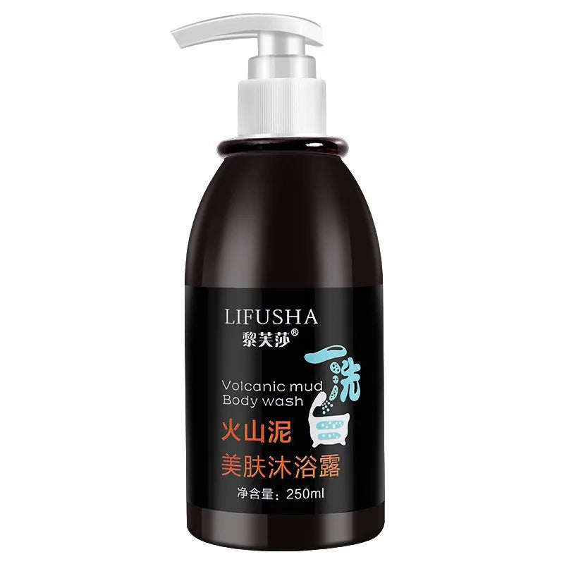 LIFUSHA Organic 6 Beauty Products Cosmetics Skin Care Smooth Shiny Body SkinCare Whitening Shower Gel Volcanic Mud Body Wash