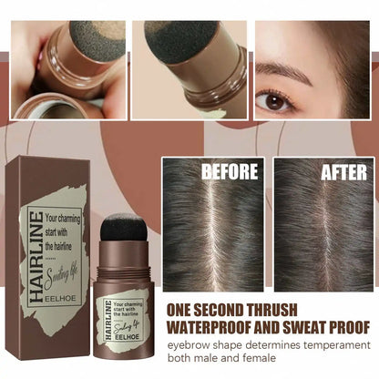 FLOSTRAIN Eyebrow Stamp Stencil Kit, One Step Brow Stamp Makeup Powder Eyebrow Thread