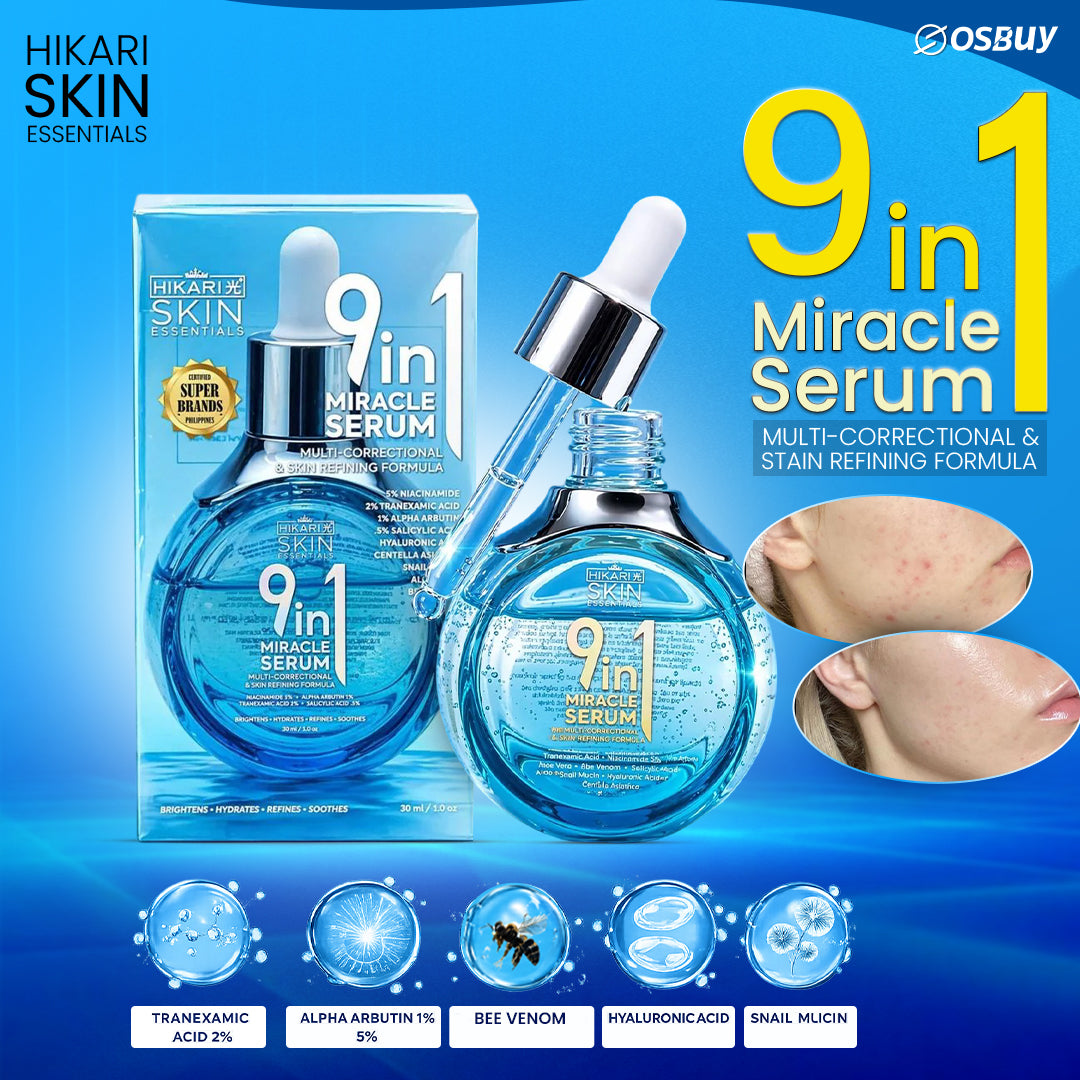 Hikari Skin Essentials 9 in 1 Miracle Serum 30ml