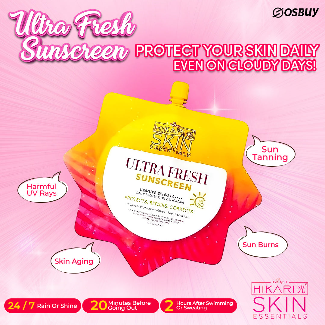 HikariSkin Essentials Ultra Fresh Sunscreen SPF 50-50ml