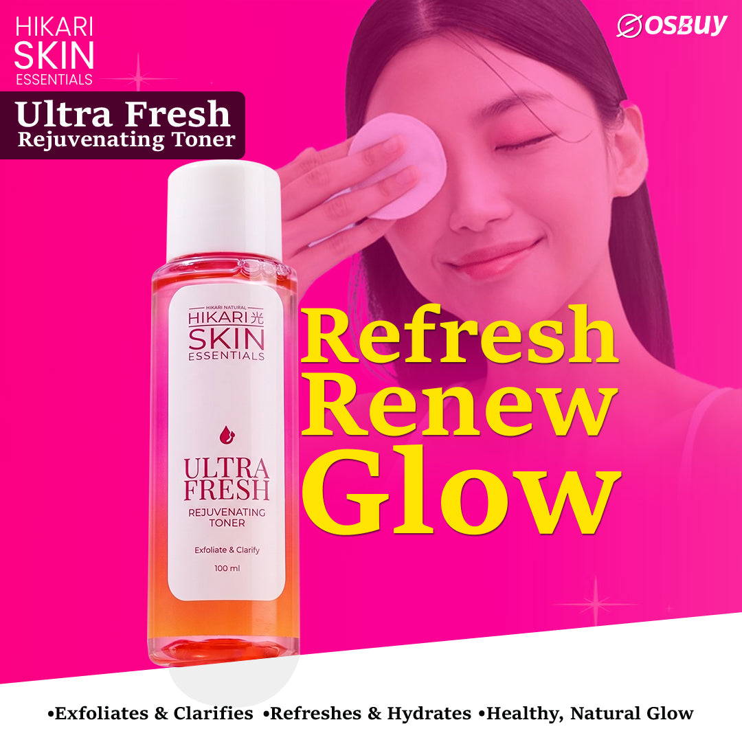 Hikari Ultra Fresh 120ML Big Toner for rejuvenating, whitening, brightening, all skin type, skincare