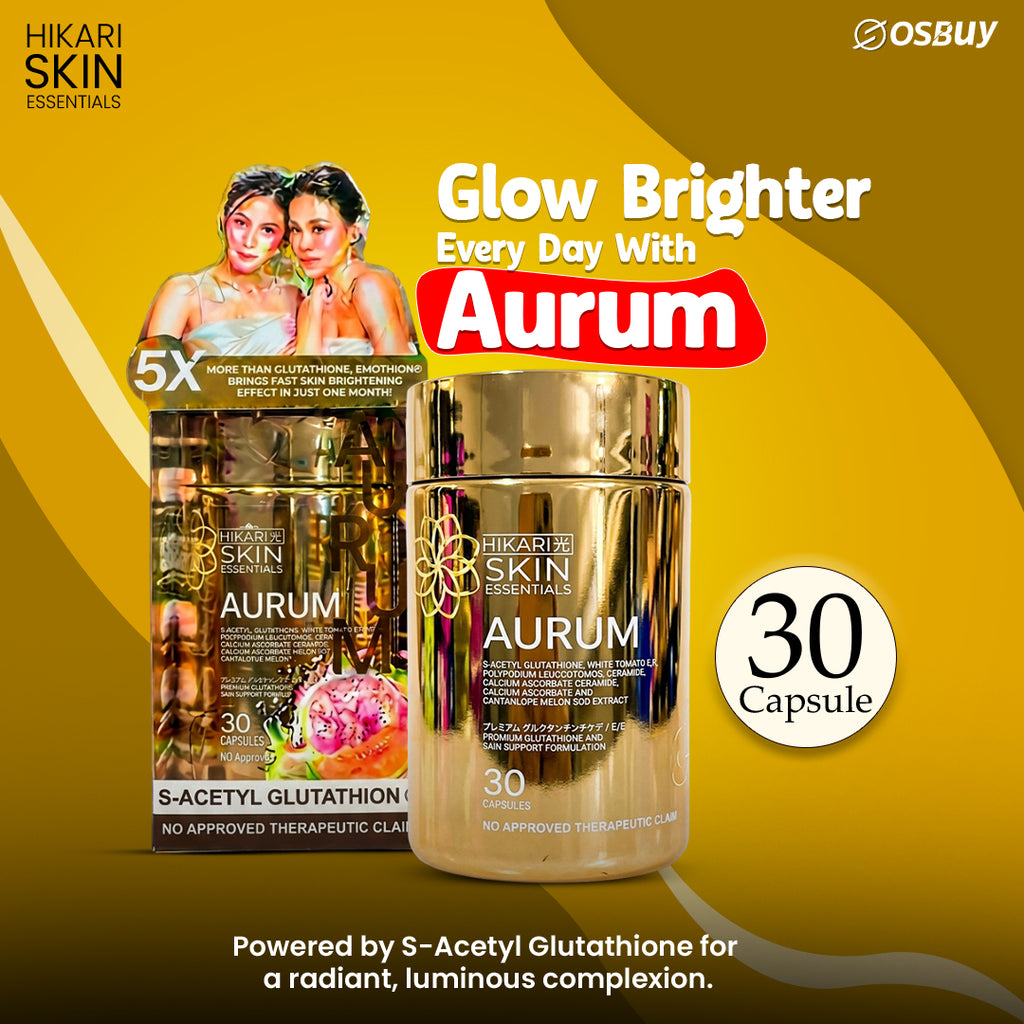 Hikari Aurum Skin Essential S-Acetyl Glutathione 30 Capsule