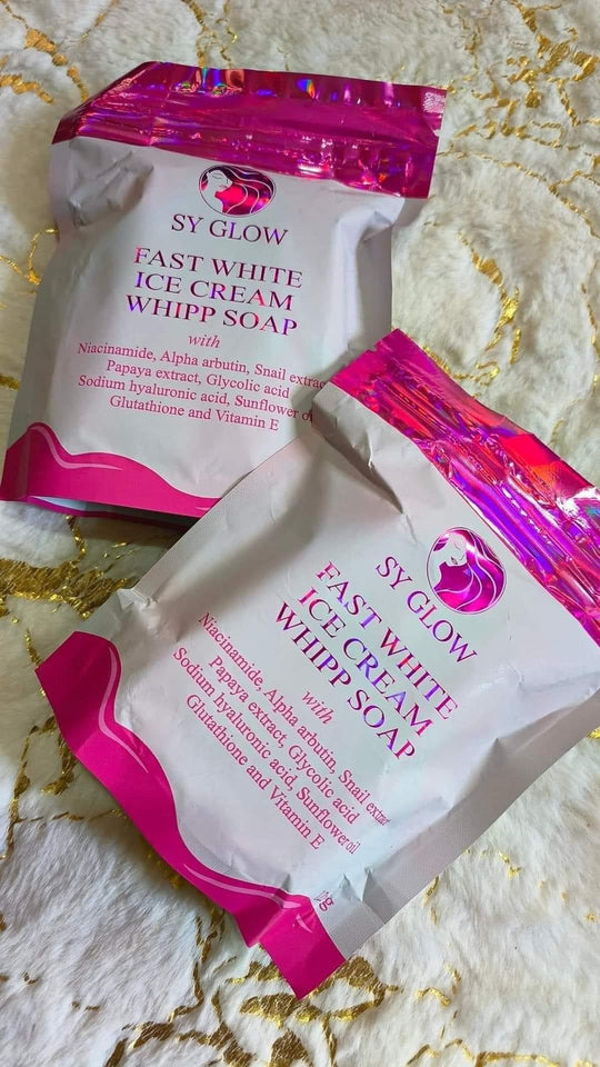 Sy Glow Ice Cream WHipp Soap , 125grams