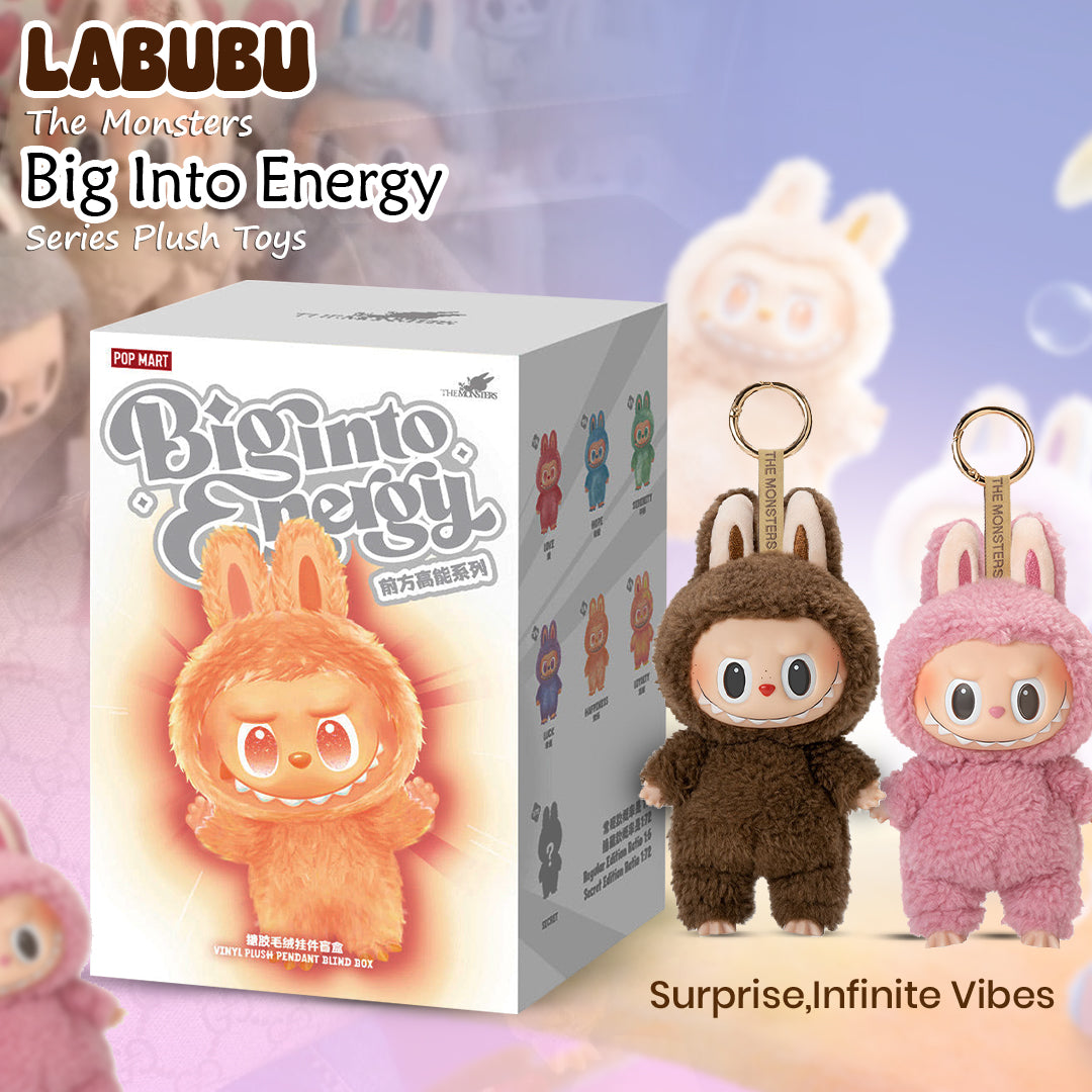 Labubu The Monsters Big Into Energy series plush toys