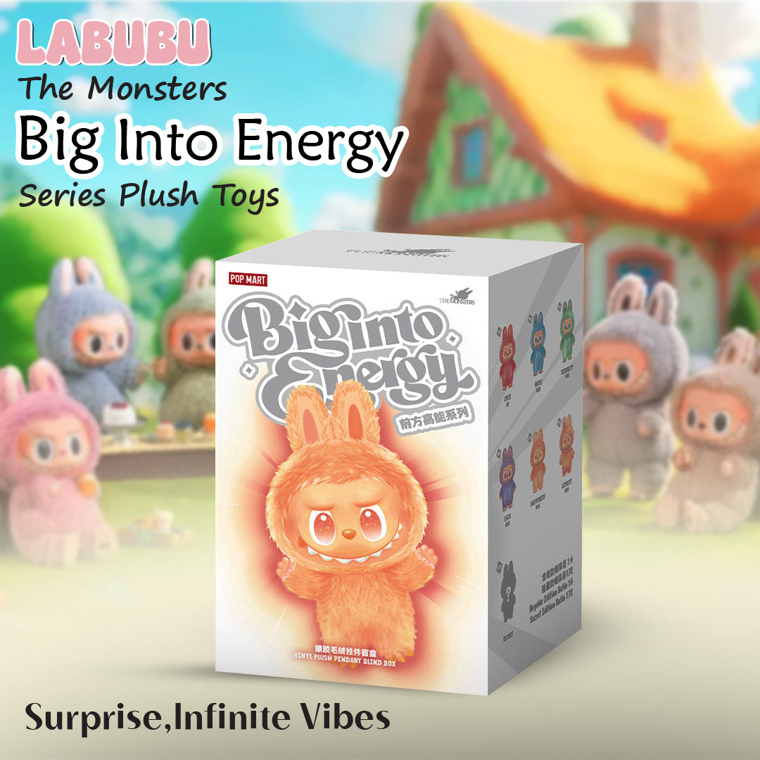 Labubu The Monsters Big Into Energy series plush toys