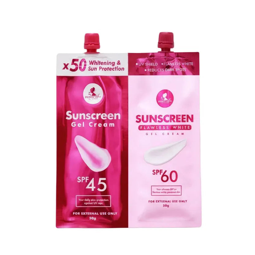 Perfect Skin, Sunblock Gel Cream And Tinted BB Cream Twin Pack 30gx2