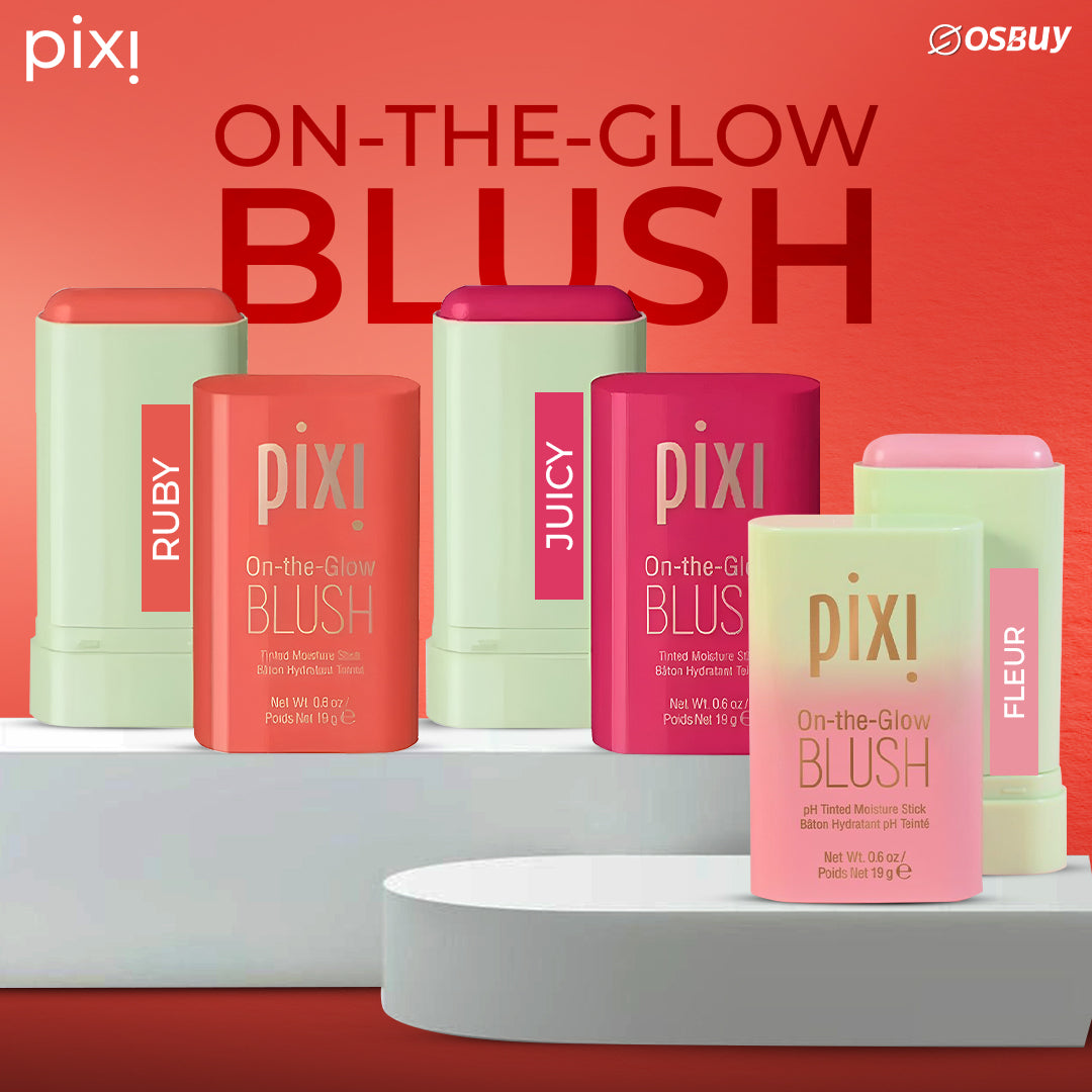 Pixi On-The-Glow Blush – Hydrating Tinted Blush Stick for Natural Radiance(buy 03)