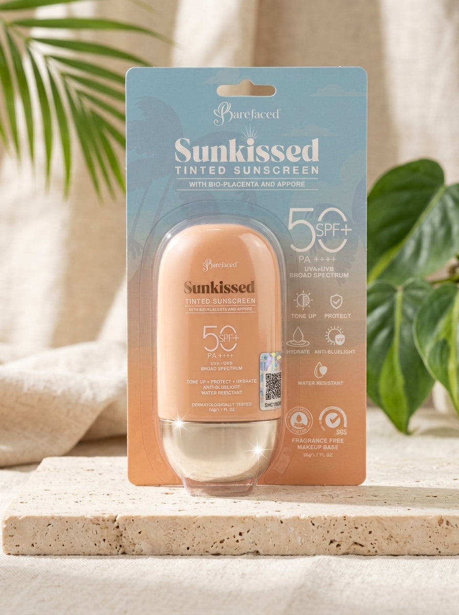 Barefaced Sunkissed Tinted LIGHT Sunscreen SPF 50 PA++++ - 50g