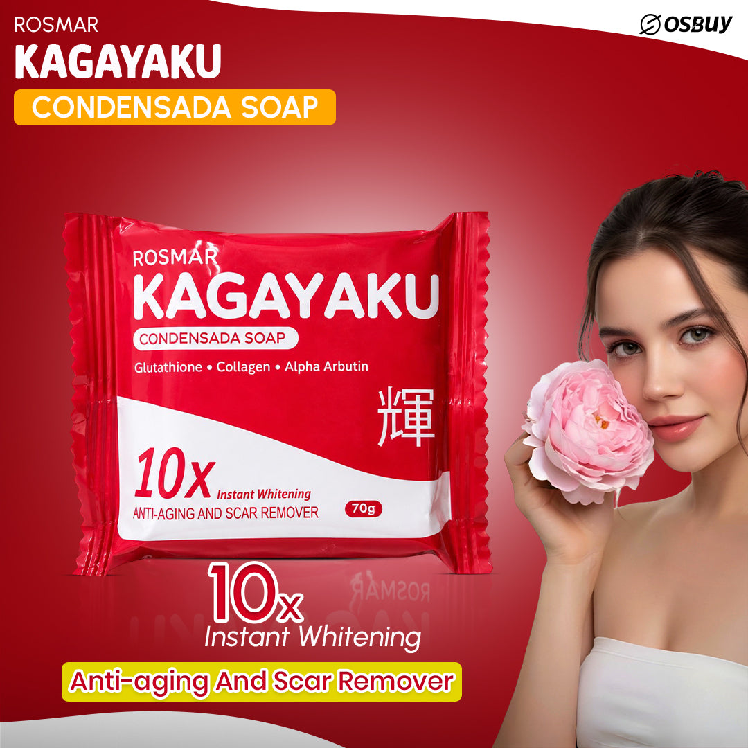 Rosmar kagayaku whitening soap 10x scar remover 70g