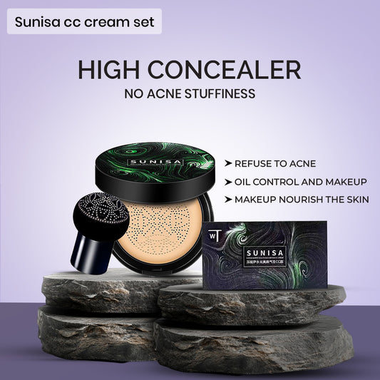 Sunisa Water Proof Air Pad BB CC Cream Foundation